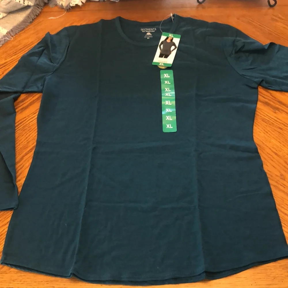 SEGMENTS 100% Merino Wool Base Layer, Crew Neck, Long Sleeve, - Picture 3 of 7